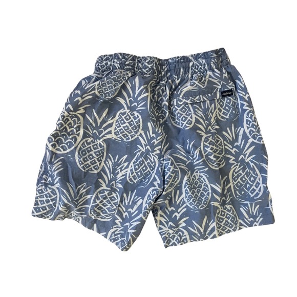 Chubbies Men's The Thighnapples Classic Swim Trunk Faded Blue Pineapple 7in- S - Picture 3 of 9